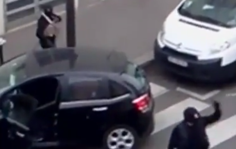 Terrorism, Paris, Frankrike, Charlie Hebdo. Terrorattack